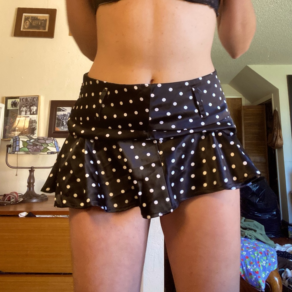 y2k vintage micro mini skirt